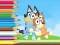 Laro Coloring Book: Bluey And Bingo Holiday online