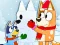 Laro Jigsaw Puzzle: Bluey Christmas Snowman online