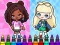 Laro Coloring Book: Aha World Sporty Girl online
