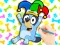 Laro Coloring Book: Clown Bluey online