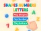 Laro Shapes Numbers Letters online