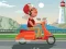 Laro City Scooter Ride Coloring online