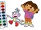 Laro Dora The Explorer Coloring Book online