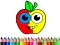 Laro Back To School: Apple Coloring Book online