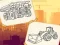 Laro Construction Trucks Coloring online