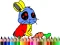 Laro Back To School: Rabbit Coloring Book online