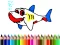 Laro Back To School: Shark Coloring Book online