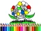 Laro Back to School: Flowers Coloring online