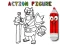 Laro Back To School: Action Figure Coloring online