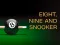 Laro Nine, eight and snooker online