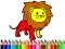 Laro Back To School: Lion Coloring Book online
