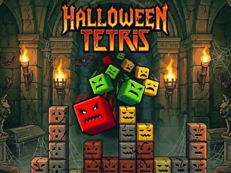 Laro Halloween Tetris online