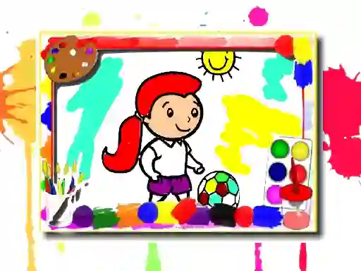 Laro Football Coloring Book online