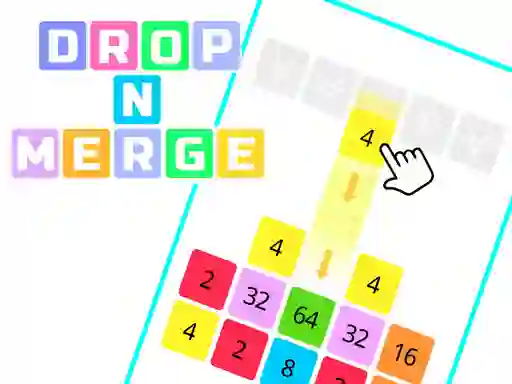 Laro Drop N Merge Blocks online