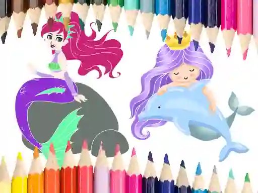 Laro Mermaid Coloring Book online