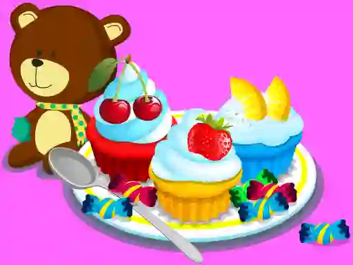 Laro Cooking Colorful Cupcakes online