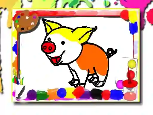 Laro Pigs Coloring Book online