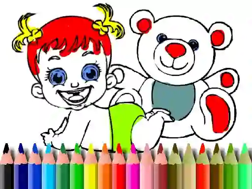Laro Back To School: Baby Doll Coloring online
