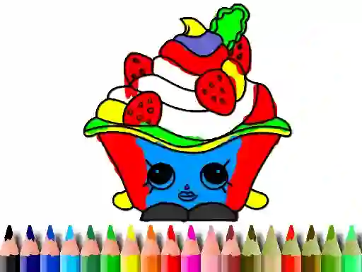 Laro Back To School: Cake Coloring Book online
