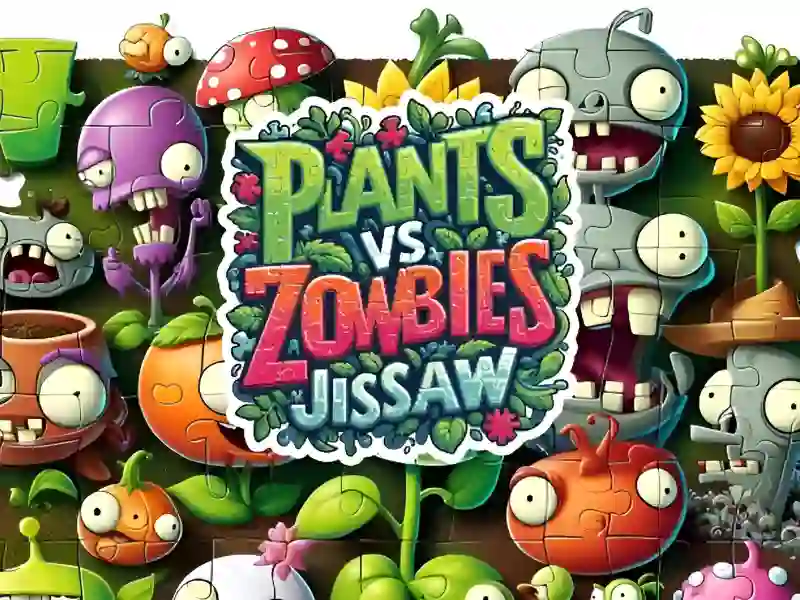 Laro Plants vs Zombies Jigsaw online