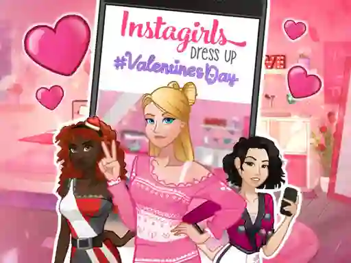Laro Instagirls: Valentine Dress Up online