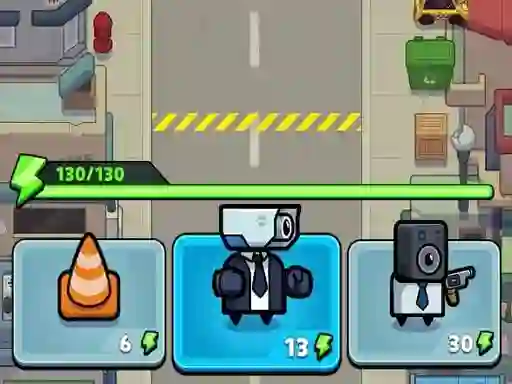Laro Toilet fight Police vs zombie online