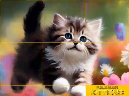 Laro Puzzle Sliding Kittens online