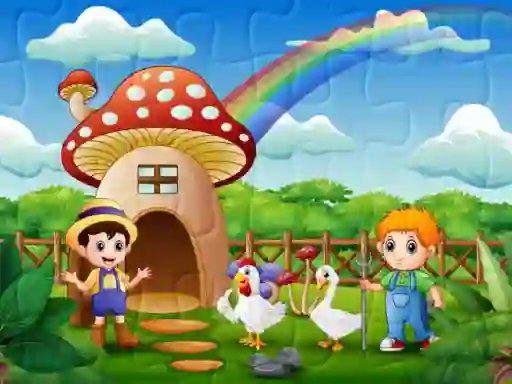 Laro Farm Animal Jigsaw online