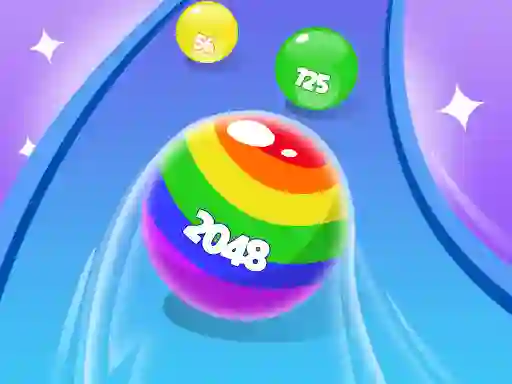 Laro 2048 Run Gorgeous Balls online