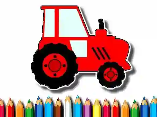 Laro Easy Kids Coloring Tractor online