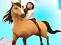 Laro Horse Run 3D online
