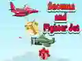 Laro Snowman and Fighter Jet online