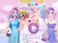 Laro Barbie and Elsa in Candyland online