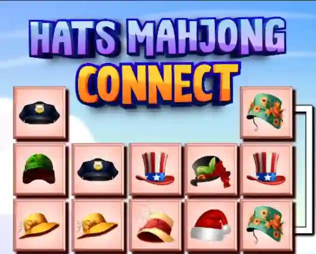 Laro Hats Mahjong Connect online