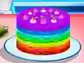 Laro Cooking Rainbow Cake online