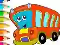 Laro Coloring Book: Bus online