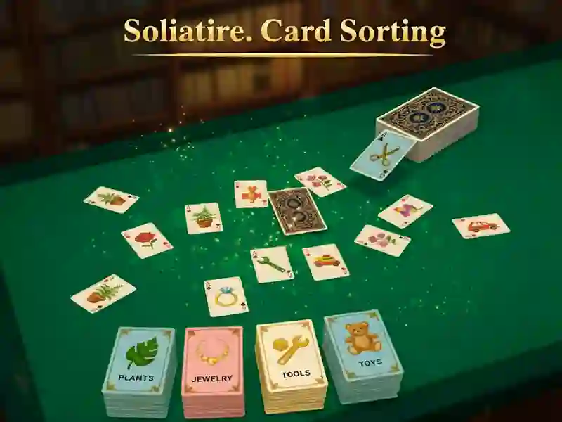Laro Solitaire. Card Sorting online