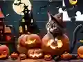 Laro Jigsaw Puzzle: Halloween Cat online