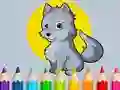 Laro Coloring Book: Wolf online