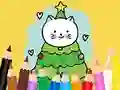 Laro Coloring Book: Cats And Christmas Tree online