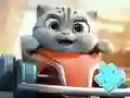Laro Jigsaw Puzzle: Cat Racing Driver online
