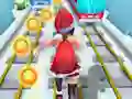 Laro Subway Santa Princess Runner online
