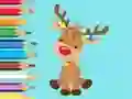Laro Coloring Book: Cute Christmas Reindeer online
