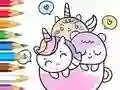 Laro Coloring Book: A Cup Of Unicorn online