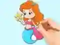 Laro Coloring Book: Beautiful Mermaid Princess online