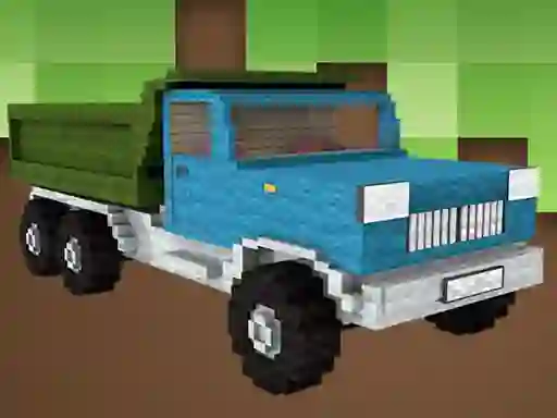 Laro Blockcraft Truck Jigsaw online