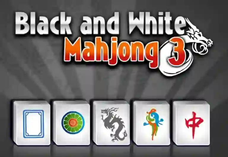 Laro Black and White Mahjong 3 online