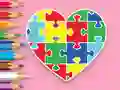 Laro Coloring Book: Heart Jigsaw online