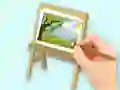 Laro Coloring Book: Paysage Drawing Board online