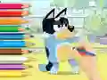 Laro Coloring Book: Bluey And Bingo online